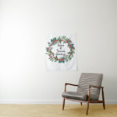 Winter Bruiloft Receptie Achtergrond Foto Booth Pr Wandkleed (In situ)