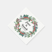 Winter Bruiloft Receptie Serviettes Vakantie Favor Servet (Hoek)