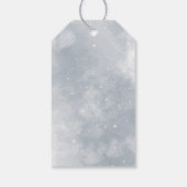 Winter bruiloft thank you tag cadeaulabel (Achterkant)