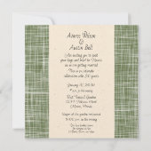 Winter bruiloft uitnodiging in Florida (Achterkant)