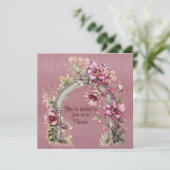 Winter bruiloft uitnodiging in Florida (Staand voorkant)