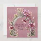 Winter bruiloft uitnodiging in Florida (Voorkant)