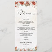 Winter Bruiloftsmenu Menu (Voorkant)