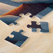 Winter Bruin Beer Puzzel Legpuzzel (Zijkant)