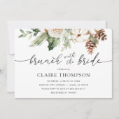 Winter Brunch met de Bride Shower Evergreen Kaart (Voorkant)