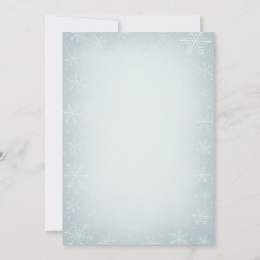 Winter Brunch Uitnodiging | Elegante Vorst  (Achterkant)