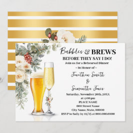 Winter Bubbles & Brews Probediner Kaart