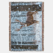 Winter Buck Gooi Deken (Voorkant Verticaal)