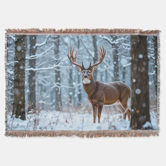 Winter Buck Gooi Deken (Voorkant)