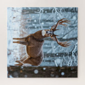 Winter Buck Puzzle Legpuzzel (Horizontaal)