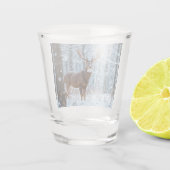 Winter Buck Shot Glass Glas (Achterkant)