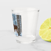 Winter Buck Shot Glass Glas (Rechts)