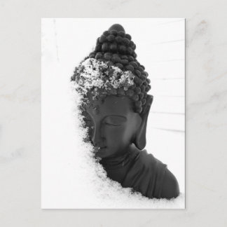 Winter Buddha Briefkaart