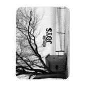 Winter Buitenthouse Magnet Magneet (Verticaal)