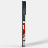 Winter Bulldog Caravan Kerstavontuur Case-Mate iPhone Case (Achterkant / Rechts)