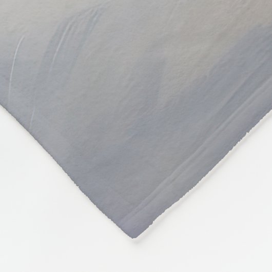 Winter Bulldog Caravan Kerstavontuur Fleece Deken (Hoek)