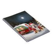 Winter Bulldog Caravan Kerstavontuur Notitieboek (Rechterzijde)