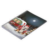 Winter Bulldog Caravan Kerstavontuur Notitieboek (Linkerzijde)