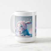 Winter Bunny Classic Mok, 15 oz Koffiemok (Voorkant links)