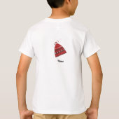 Winter Bunny Hoppy Feestdagen T-Shirt (Achterkant)