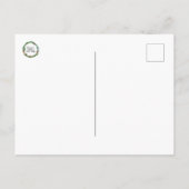 Winter Bunny Postcard Briefkaart (Achterkant)