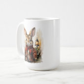 Winter Bunny Rabbit Mok (Voorkant links)