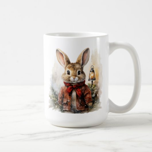 Winter Bunny Rabbit Mok (Rechts)