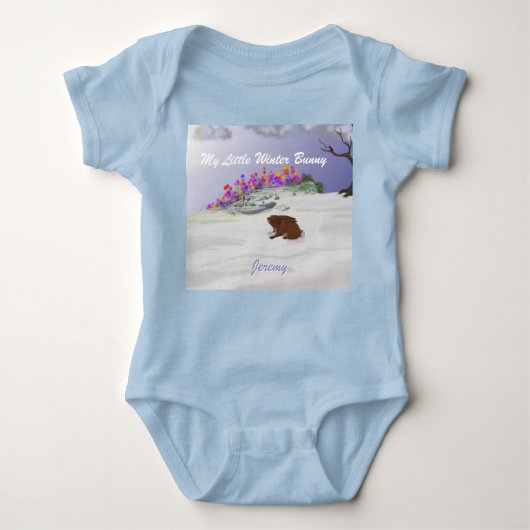 Winter Bunny Romper (Voorkant)