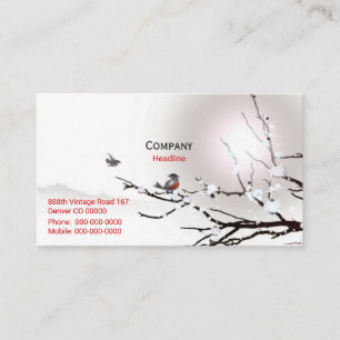 Winter Business Card Visitekaartje