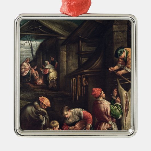 Winter c.1580 metalen ornament (Voorkant)