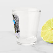 Winter Cabin Fever Holiday Sneeuw Shot Glas (Rechts)