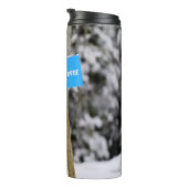 Winter Cabin Fever Holiday Sneeuw Thermosbeker (Geroteerd rechts)