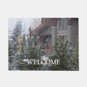 Winter Cabin in Whistler Deurmat (Voorkant)