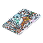 Winter Cabin Magneet (Linkerzijde)