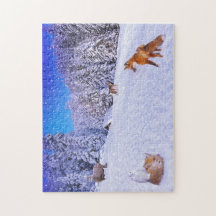 Winter Cabin met wilde-levensvrienden