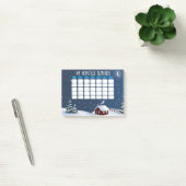 Winter Cabin Night Post-it® Notes  (Kantoor)