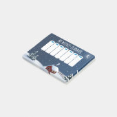 Winter Cabin Night Post-it® Notes (Schuin)