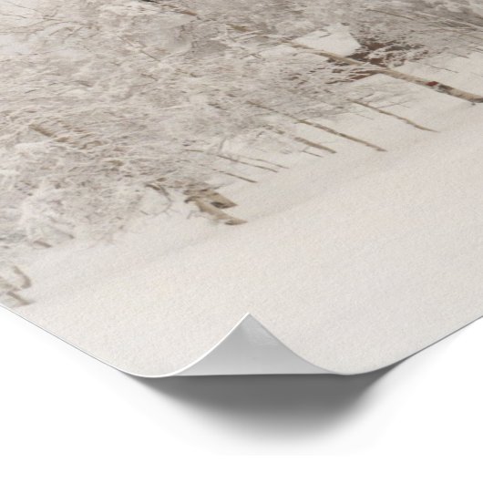 Winter Cabin Poster (Hoek)