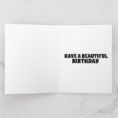 WINTER CABIN SNEE BIRTHDAY-KAARTEN VOOR HAAR KAART (Binnen)