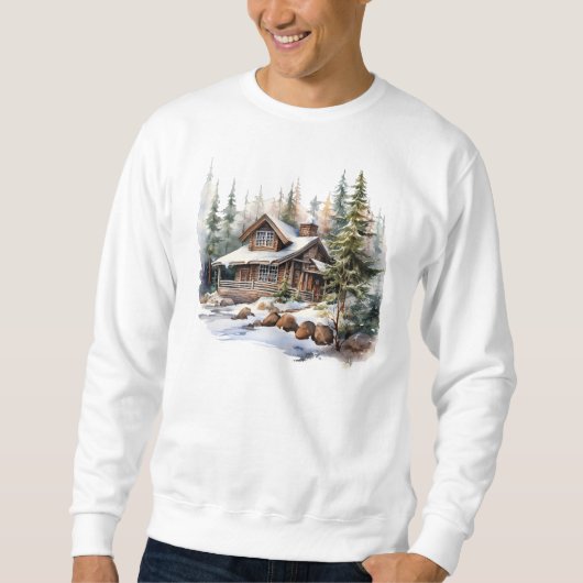 Winter Cabin Sweatshirt (Voorkant)