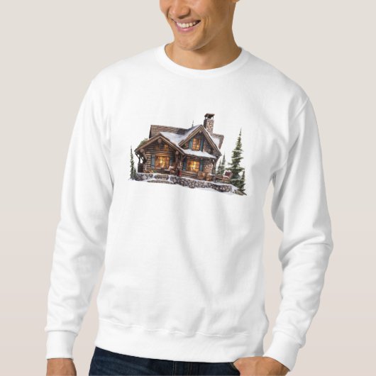 Winter Cabin Sweatshirt (Voorkant)