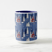 Winter Cabin Two-Toned 15 oz Mok (Midden)