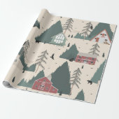  winter cadeaupapier (Uitgerold)
