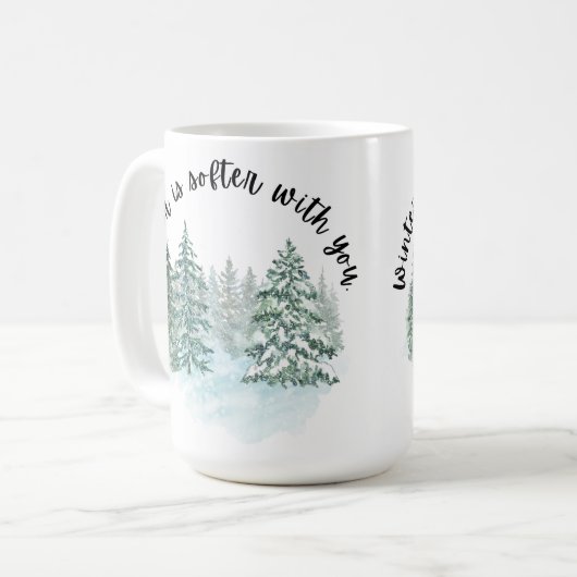 Winter Calm Mug — Cold Days by Magy Soulhart Koffiemok (Voorkant links)