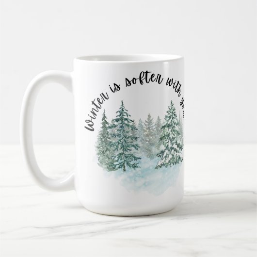 Winter Calm Mug — Cold Days by Magy Soulhart Koffiemok (Links)