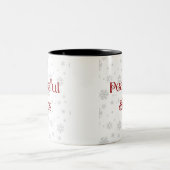 Winter Calm Mug — Cold Days & Warm Mind | Cozy Min Tweekleurige Koffiemok (Center)