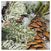 Winter Camo Camouflage schilderij Stof (Swatch)
