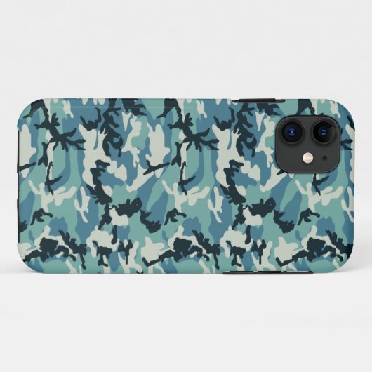 Winter Camo Pattern Case-Mate iPhone Case (Achterkant (horizontaal))