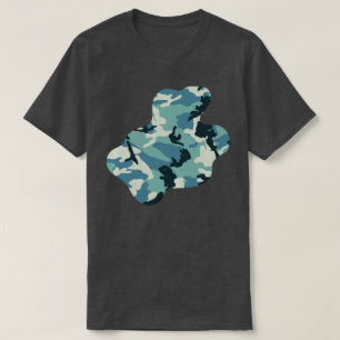 Winter Camo Pattern Paint Splat v3 T-shirt