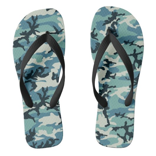 Winter Camo Pattern Teenslippers (Voetbed)